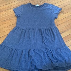 Blue t-shirt dress